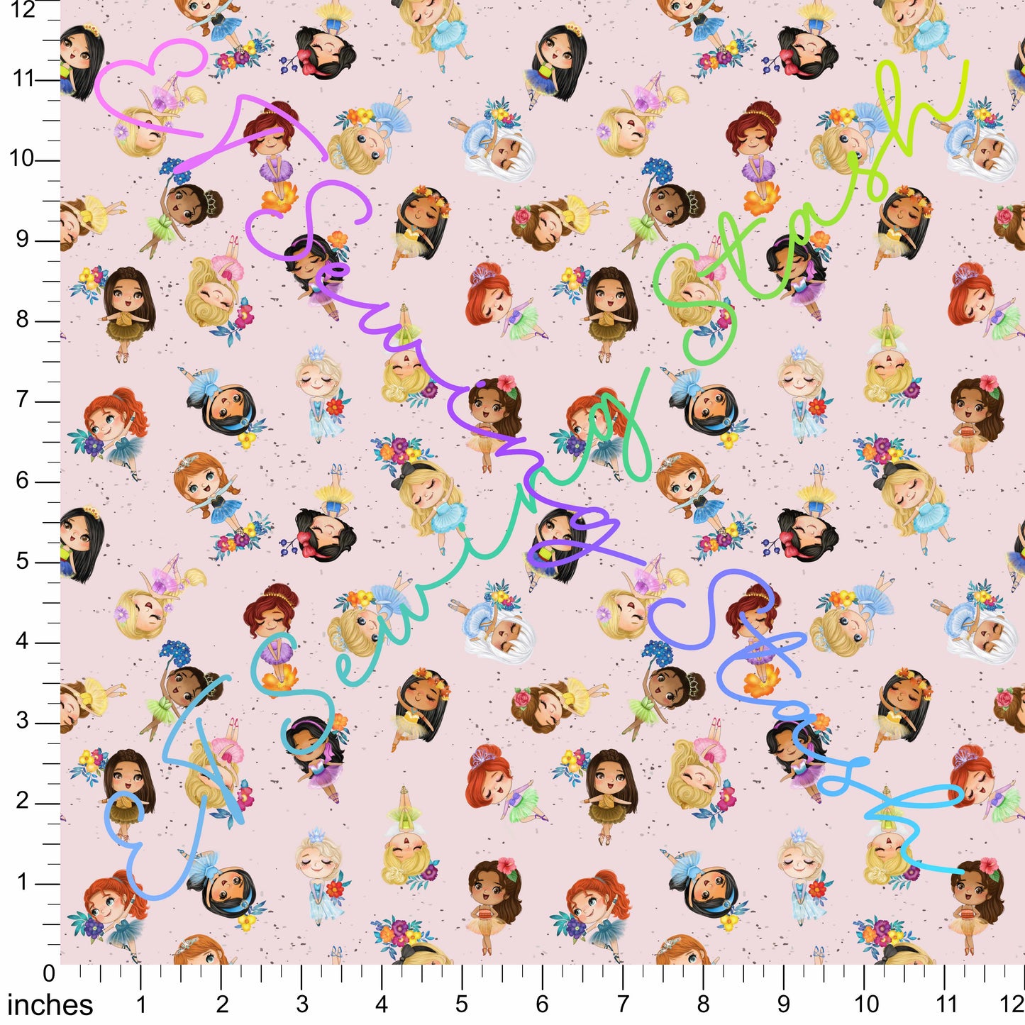 *PREORDER* Ballerina Princesses (Speckled Seashell Pink)