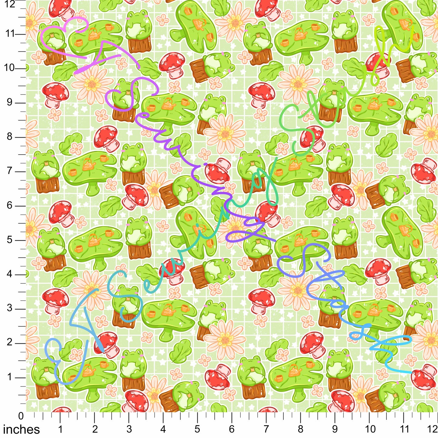 *PREORDER* Frogs Picnic (Yellow Green)