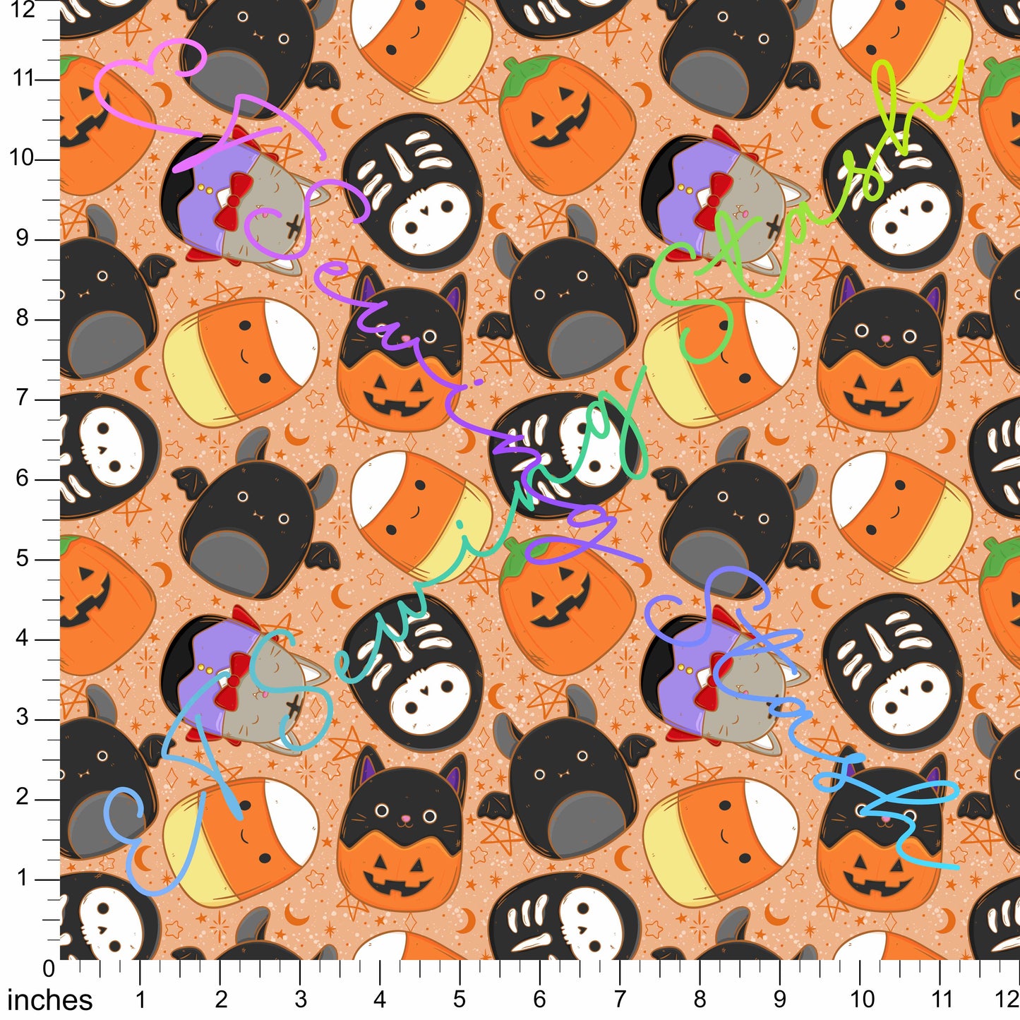 *PREORDER* Squishies - Halloween (Orange)