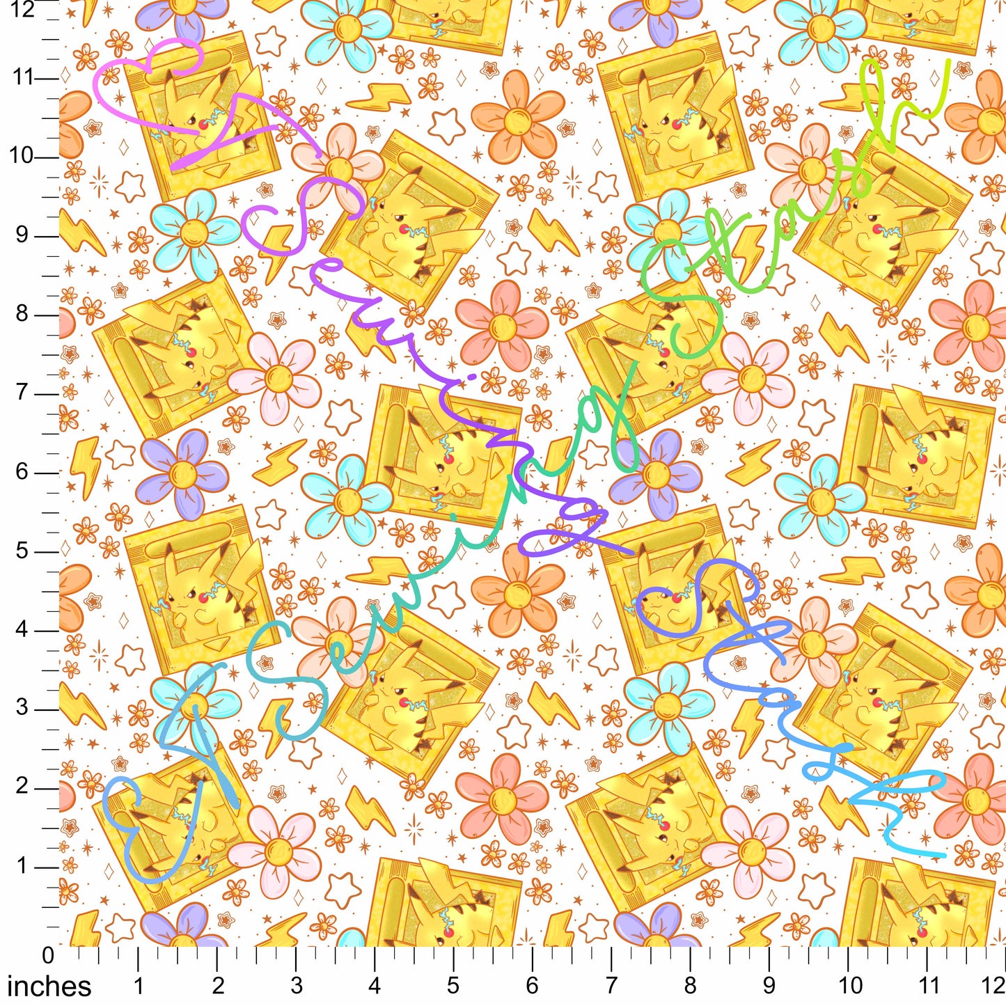 *PREORDER* Lightning Mouse Cards - Floral (Clear)