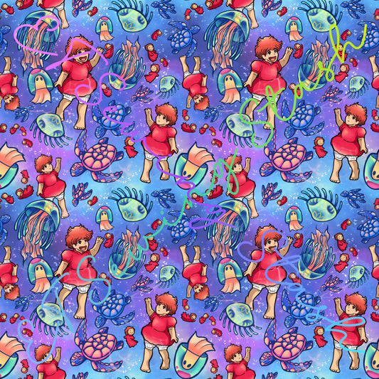 WRCC  - Escaped Goldfish - 1-yard Precut