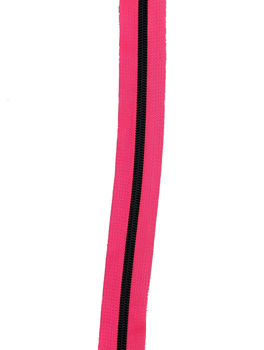 #5 Hot Pink Zipper Tape