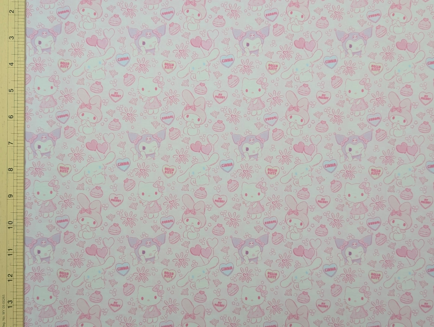 Printed Jelly Vinyl - Jap Cat & Friends Pink Valentine (Main)