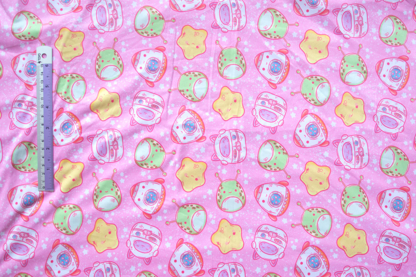 DBP - Squishies - Space (Pink) - 0.5-yard Precut