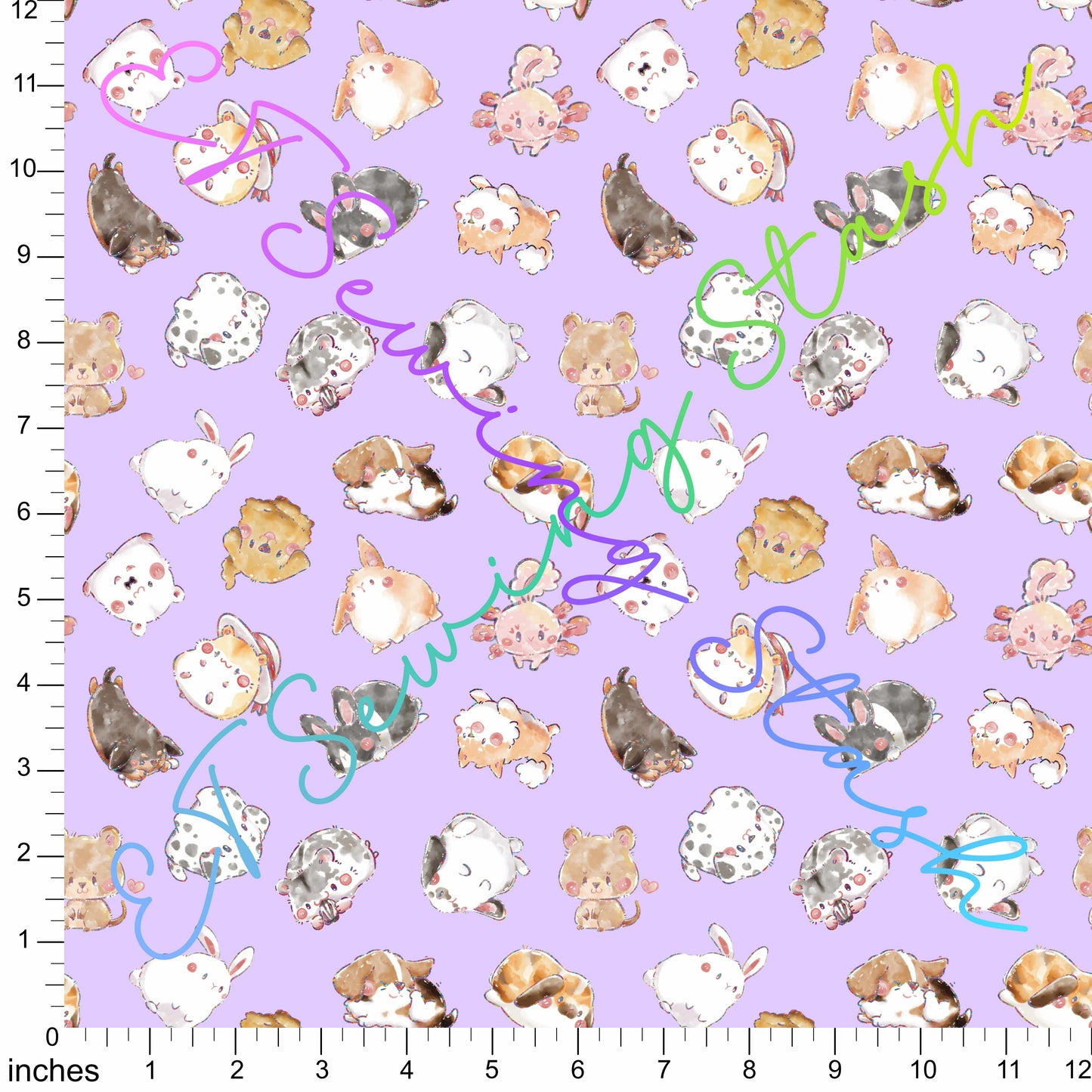 *PREORDER* [ET Sewing Stash X n2y88] Animals (Lilac)