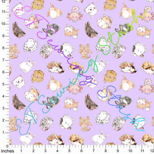 *PREORDER* [ET Sewing Stash X n2y88] Animals (Lilac)