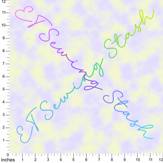 *PREORDER* Yellow-Lavender Watercolour Coordinate