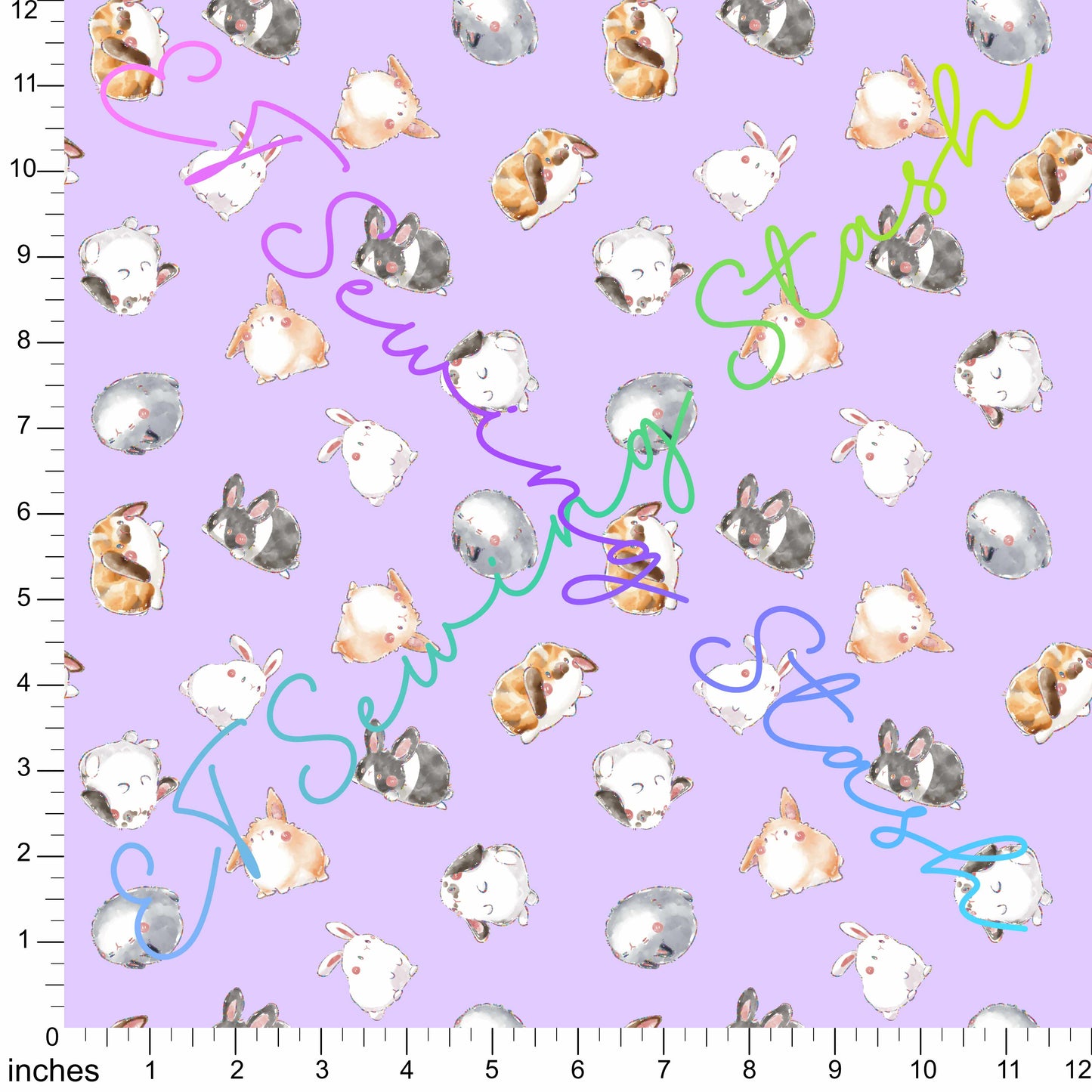 *PREORDER* [ET Sewing Stash X n2y88] Bunnies (Lilac)