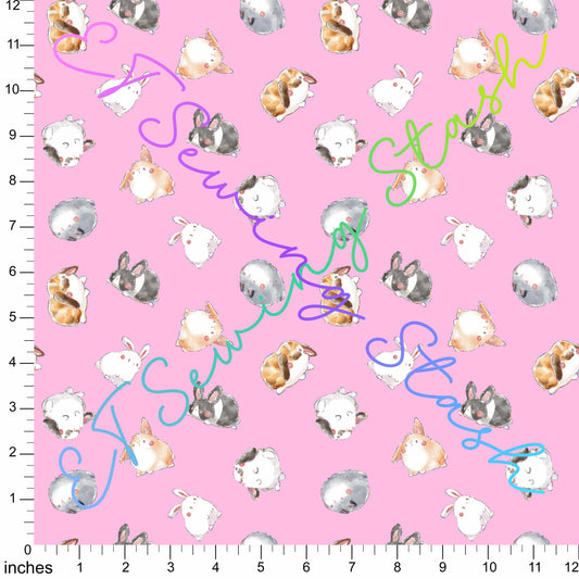 *PREORDER* [ET Sewing Stash X n2y88] Bunnies (Pink)