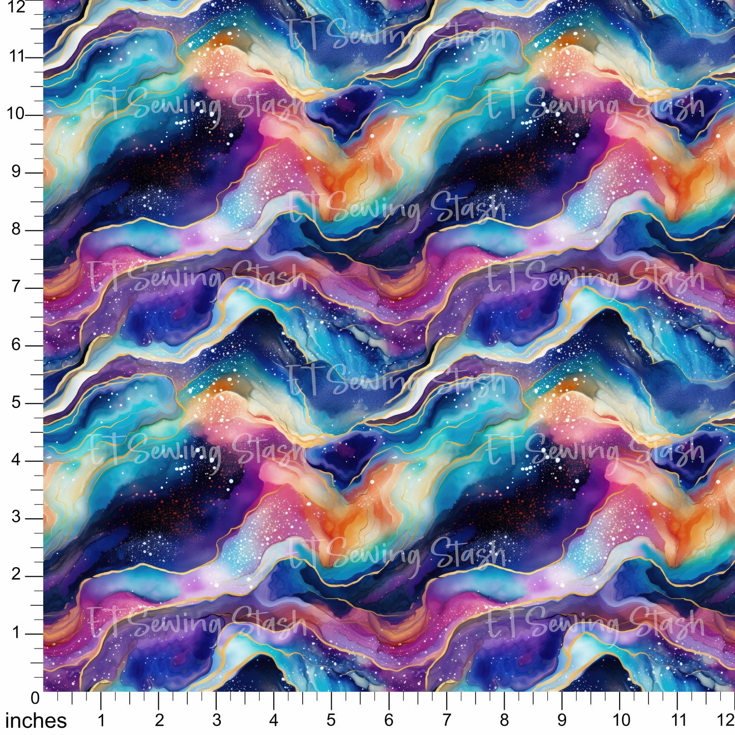 Cotton Twill - Iris Ink - By the Metre