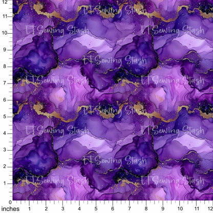 Cotton Twill - Alcohol Ink #2 - By the Metre