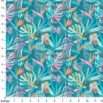 Cotton Twill - Tropical Reverie - Compilation - by the yard