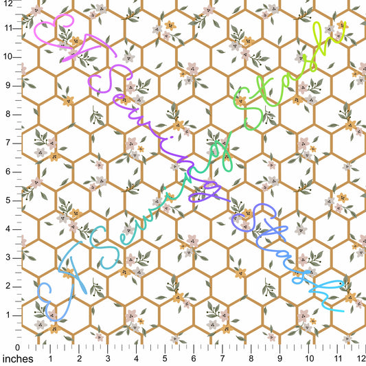 *PREORDER* Wildflowers in Hexagonal Tiles