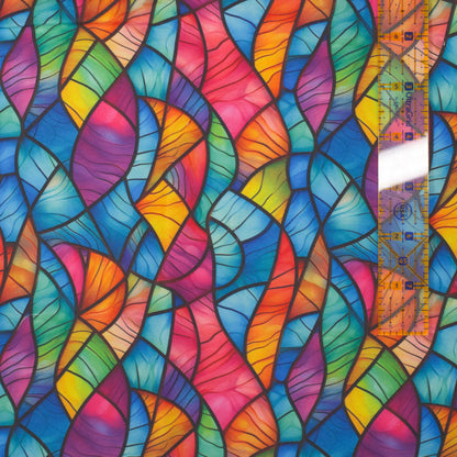 Waterproof Boardshorts - Stained Glass Waves - By the Metre