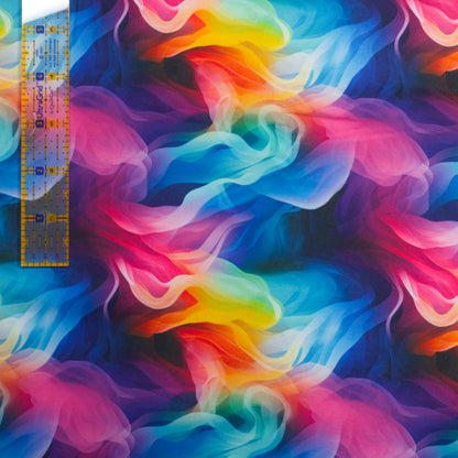 Waterproof Boardshorts - Rainbow Smoke - By the Metre