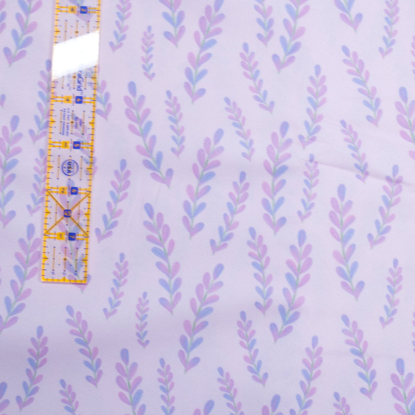 Waterproof Boardshorts - Acrylic Flowers - Lavender (Pink) - By the Metre