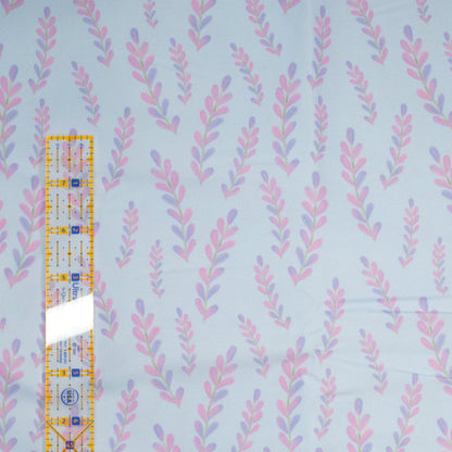 Waterproof Boardshorts - Acrylic Flowers - Lavender (Periwinkle) - By the Metre