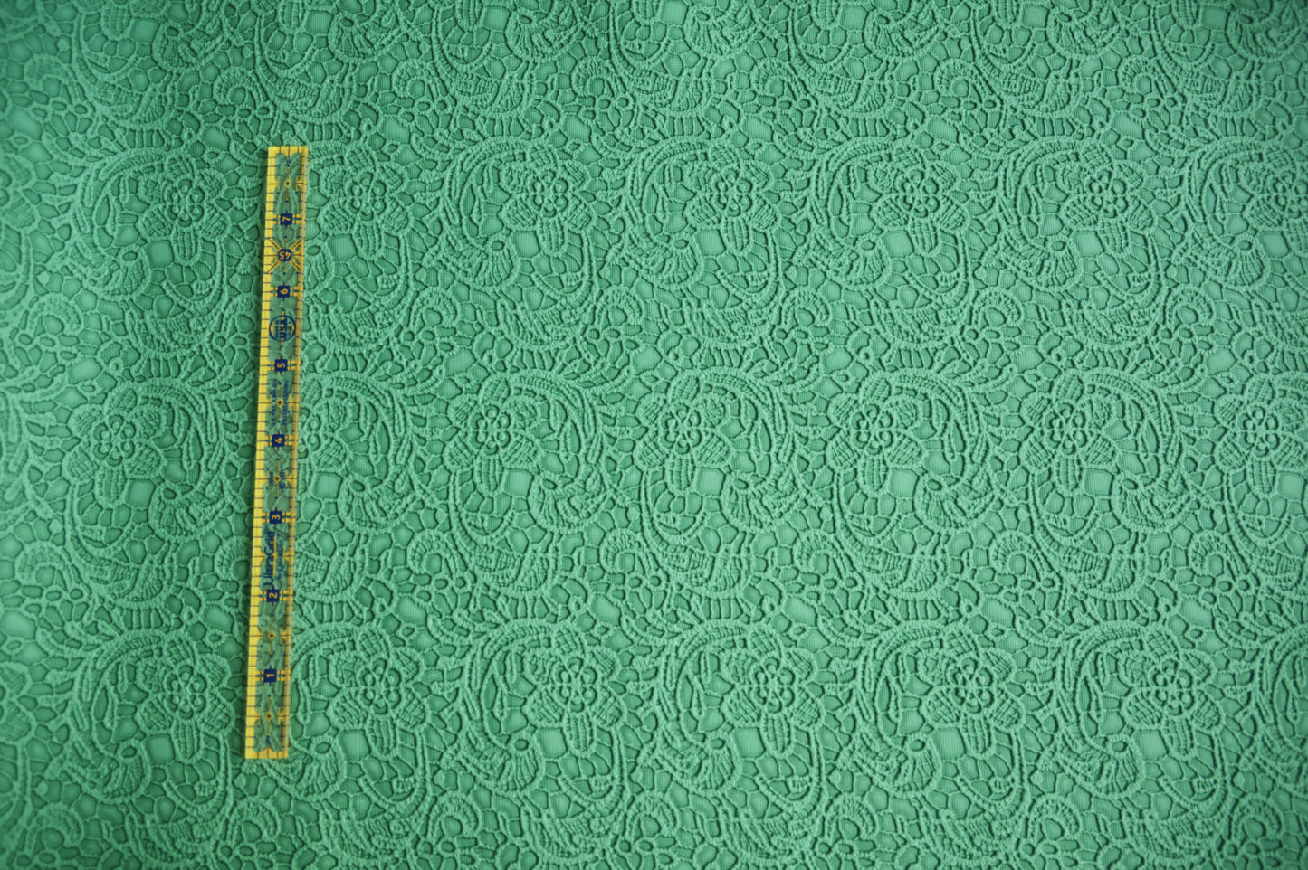 Embossed Lace Vinyl - Emerald