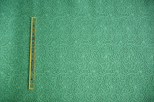 Embossed Lace Vinyl - Emerald