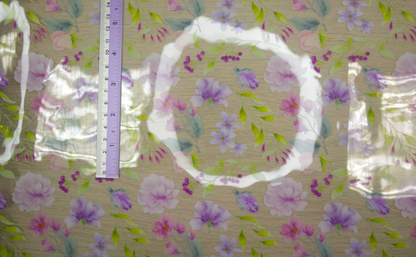 0.5mm Clear PVC - Dreamy Florals (Clear)