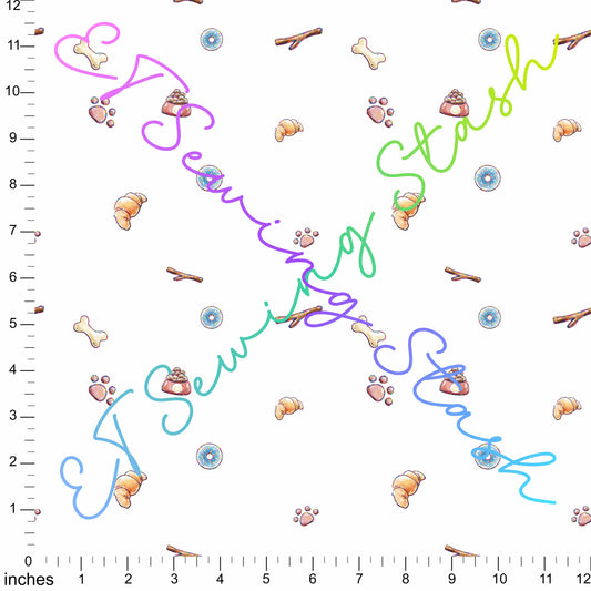 *PREORDER* [ET Sewing Stash X n2y88] Doggies (Coordinate - Clear)