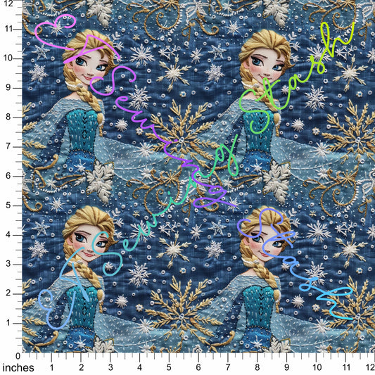 *PREORDER* 3D Embroidered Ice Princess