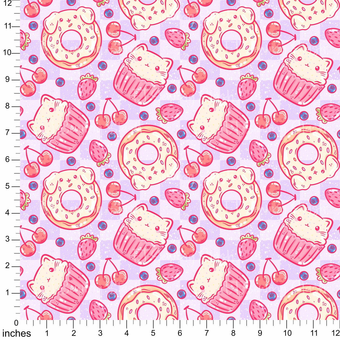 Cotton Twill - Animals Sweet Treats - By the Metre