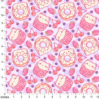 Cotton Twill - Animals Sweet Treats - By the Metre