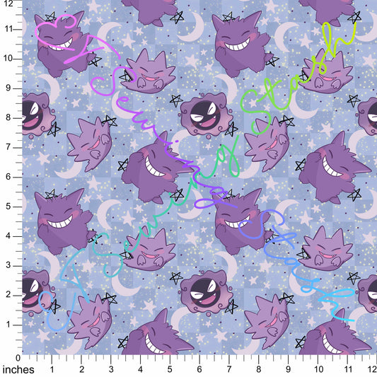 *PREORDER* Ghostly Monsters in Bright Periwinkle