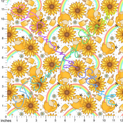 Confused Duck (Sunflower) - 0.5mm Clear TPU