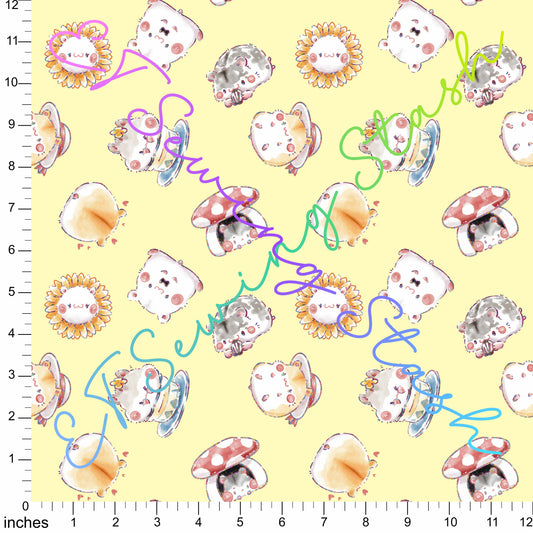 *PREORDER* [ET Sewing Stash X n2y88] Hamsters (Yellow)