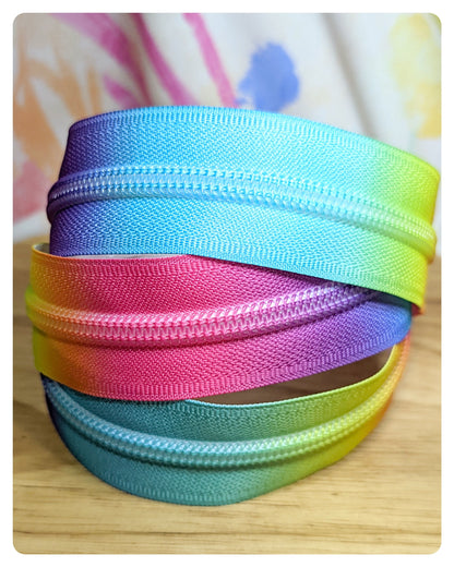 #5 Neon Rainbow Tape - Nylon Coil