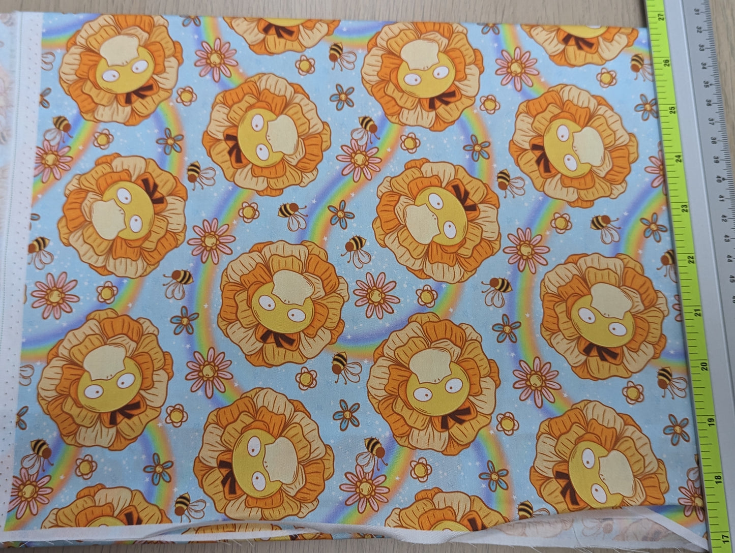 Cotton Twill - Confused Duck (Flower) - 1-yard Precut