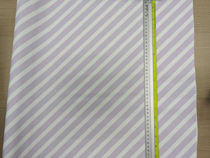 Smooth Vinyl - Pastel Diagonal Purple Stripes