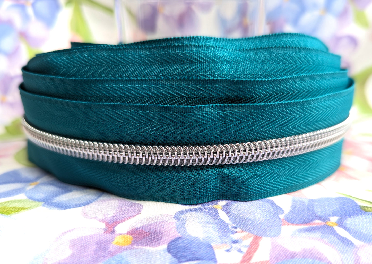 #5 Teal Zipper Tape