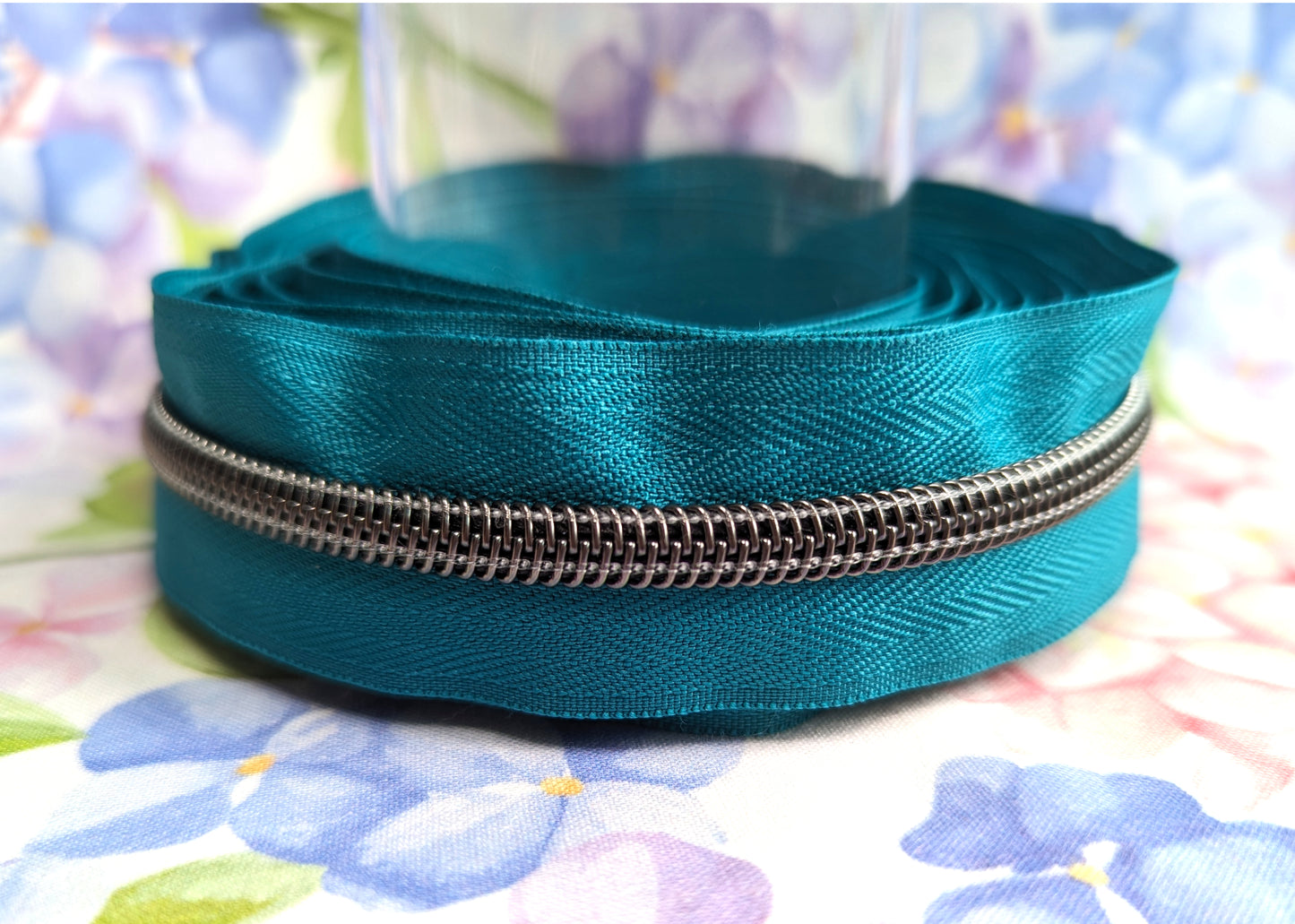 #5 Teal Zipper Tape