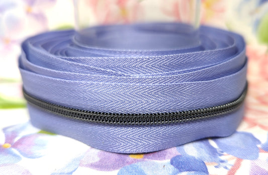 #3 Periwinkle Tape - Gunmetal Black Nylon Coil