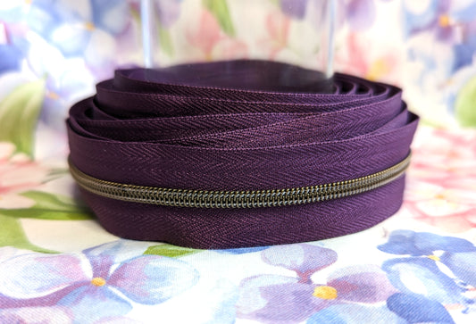 #3 Plum Zipper Tape