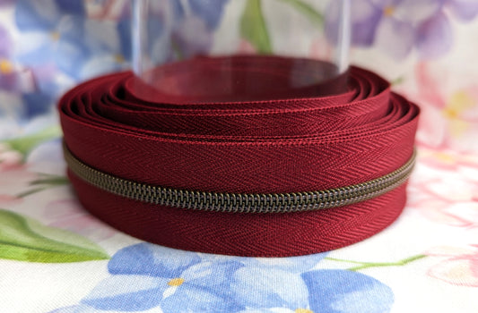 #3 Wine Zipper Tape