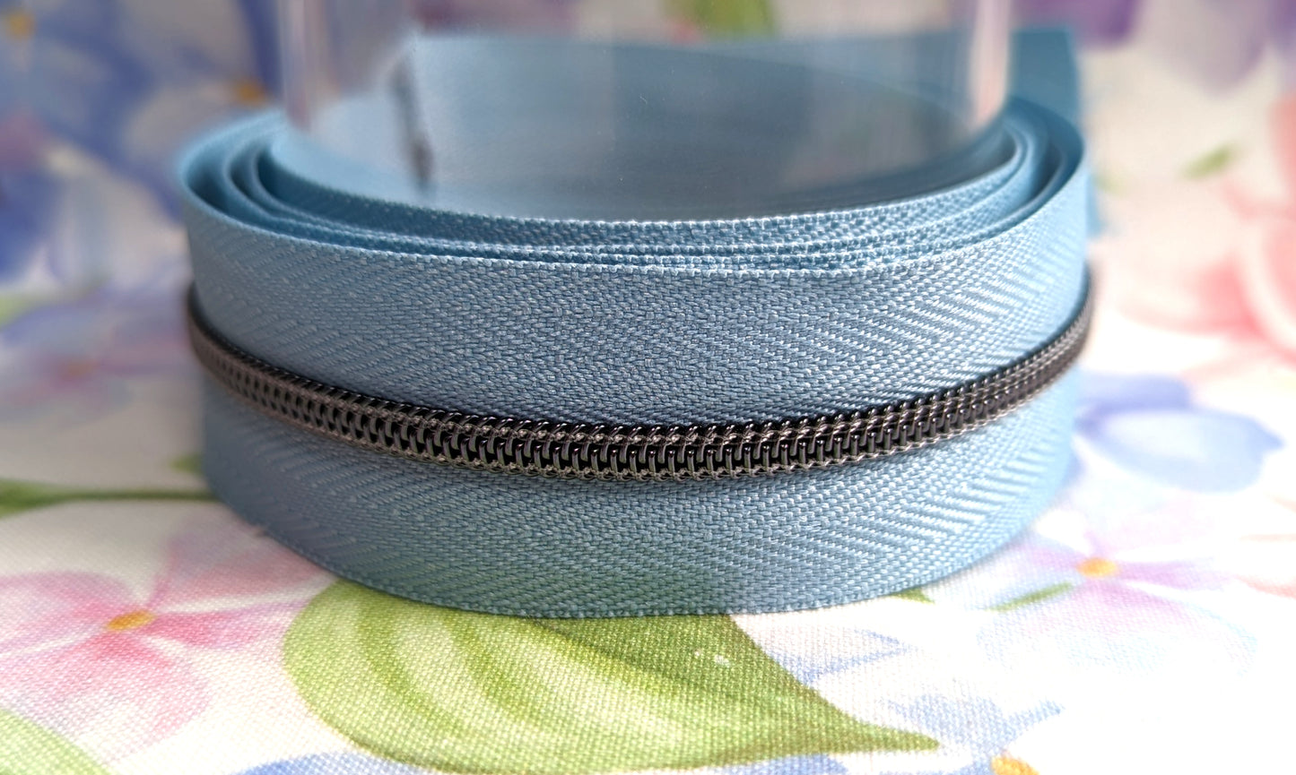 #3 Light Blue Zipper Tape