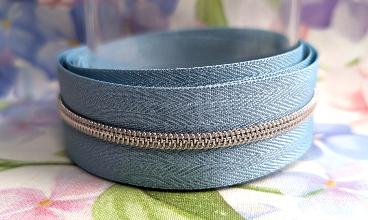 #3 Light Blue Zipper Tape