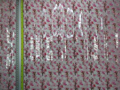 0.5mm Clear PVC - Sakura Branches (Clear)